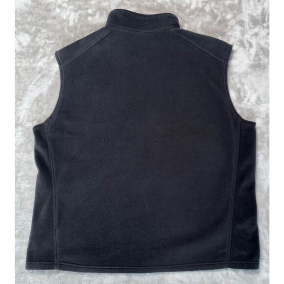 Columbia Benton Springs Black Full Zip Fleece Vest Outerwear Mens Size XXL - Picture 2 of 11